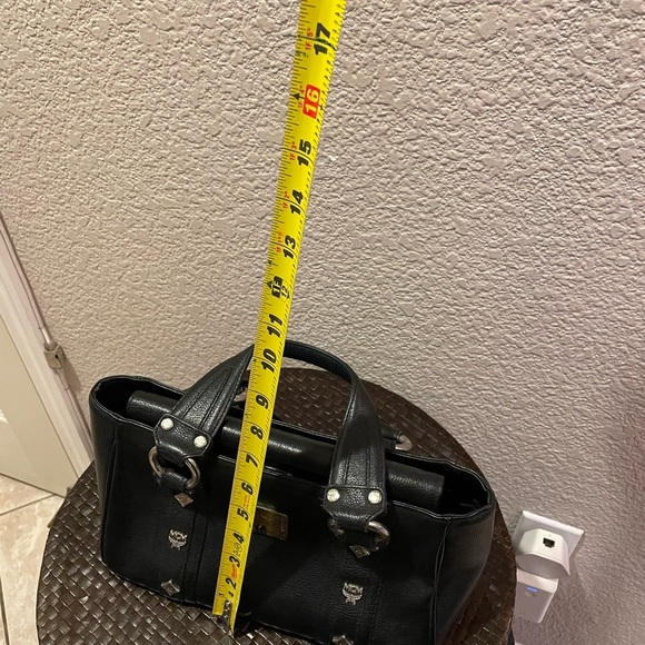 Authentic MCM Handbag with silver hardware studs - Picture 6 of 11